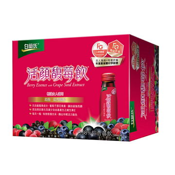 【白蘭氏活顏馥莓飲50mlx6瓶/盒】美容飲熱銷第一